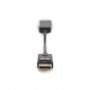 Digitus Video adapter | 19 pin HDMI Type A | Female | 20 pin DisplayPort | Male | Black | 0.15 m - 5
